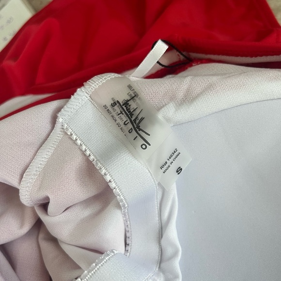 Nicole Miller Red One Piece Swimsuit - Picture 5 of 5
